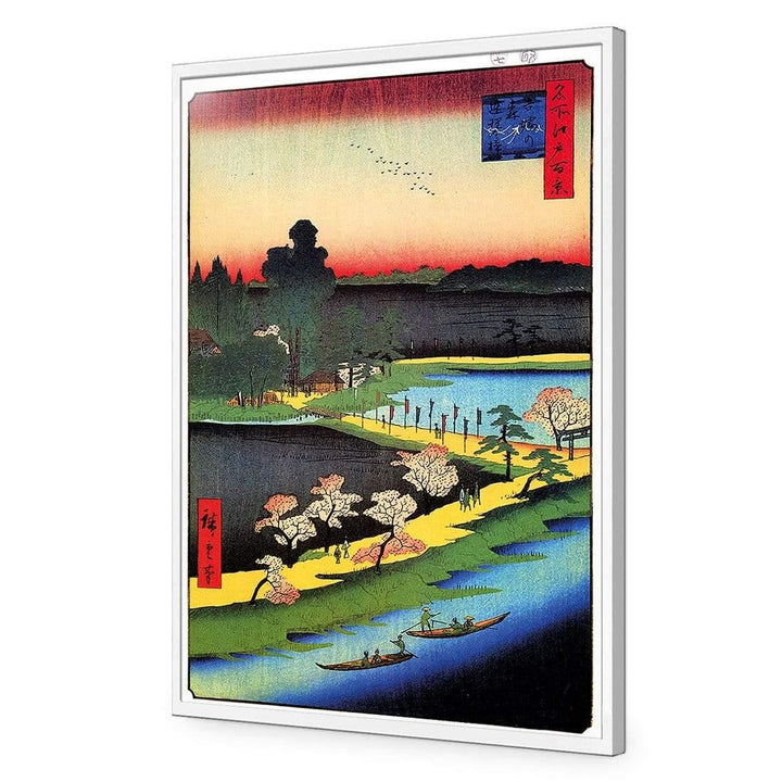 Azuma Shrine and the Entwined Camphor by Hiroshige Wall Art