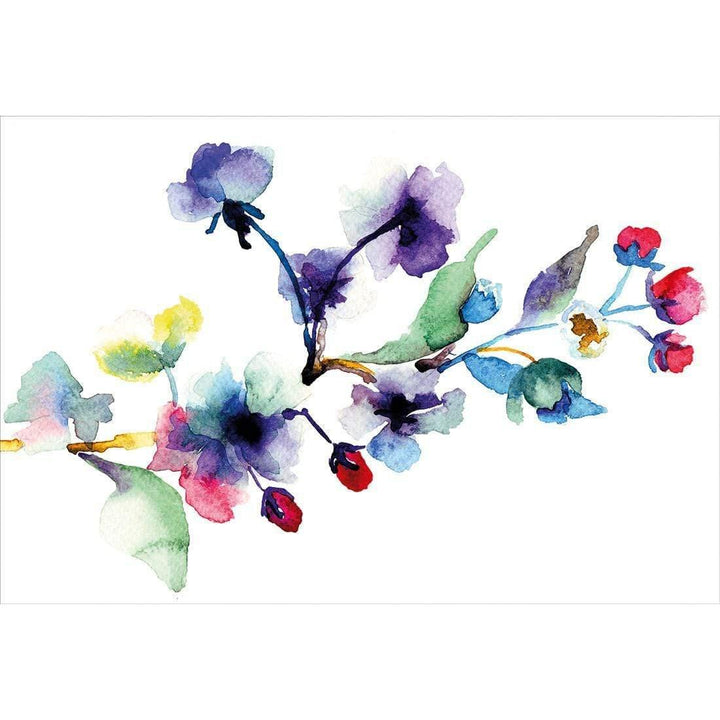 Watercolour Blossom Branch Wall Art