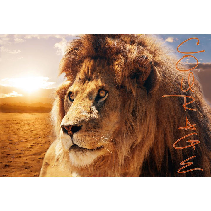 Courage of a Lion, Original Wall Art